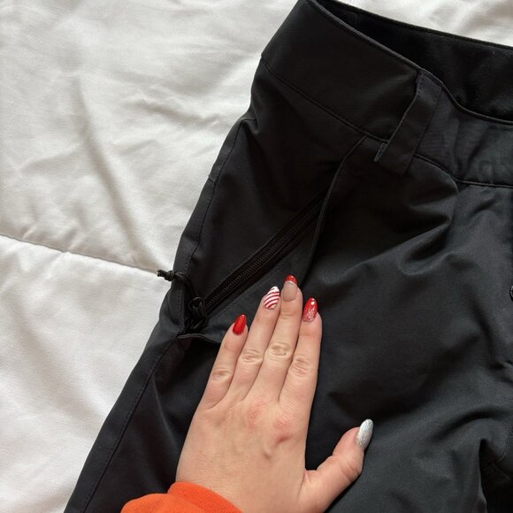 Volcom Womens Size Small Insulated Ski Snowboarding Pants Black 10000 MM - Picture 4 of 11